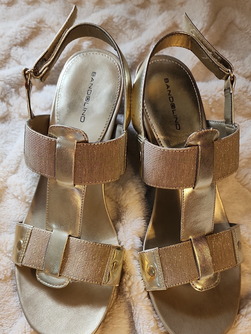 Bandolino Gold  Sandals - Picture 2 of 10